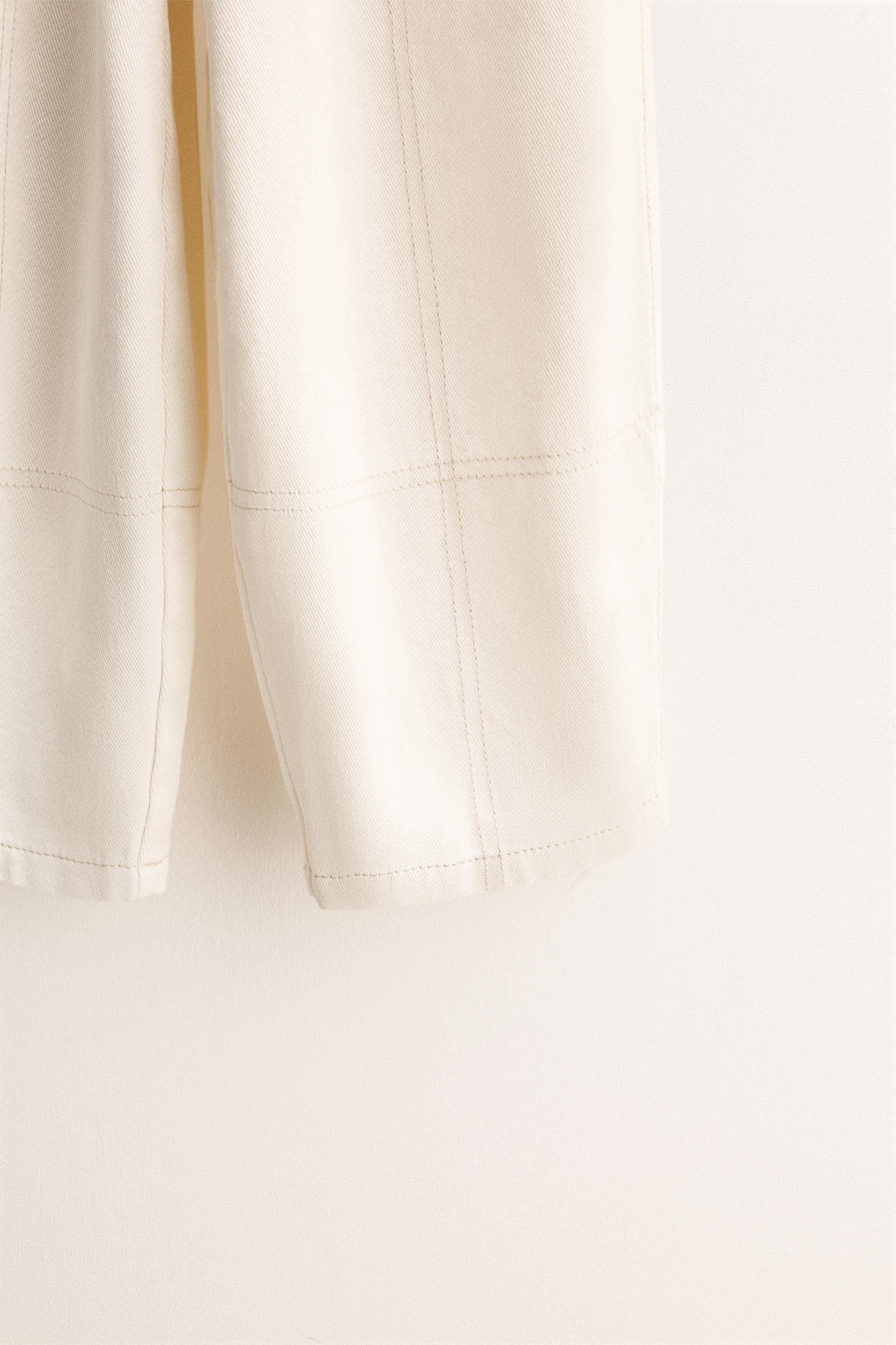 ZARA TIMELESS - PLAID BAGGY TWILL PANTS